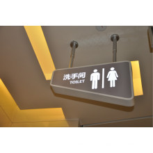 Im Freien wasserdichtes Einkaufszentrum Acryl LED Restroom LED-Zeichen